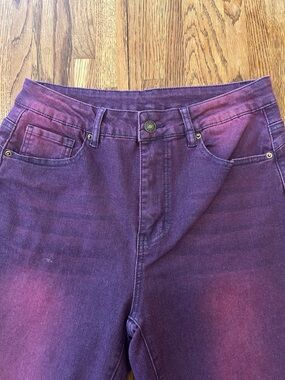 Women’s Purple High-Rise Jeans